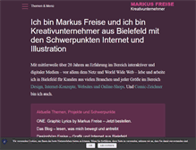 Tablet Screenshot of markus-freise.de